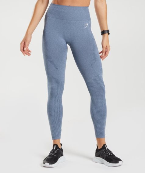 Women's Gymshark Vital Seamless 2.0 Leggings Blue | NZ 8RJMDA